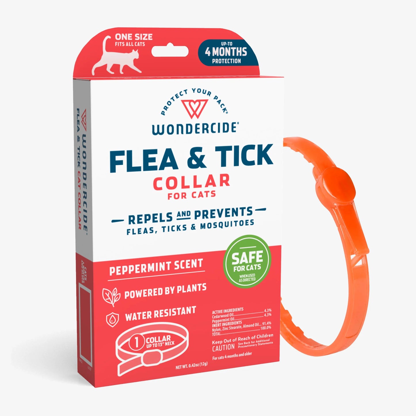 Flea & Tick Collar for Dogs + Cats with Natural Essential Oils