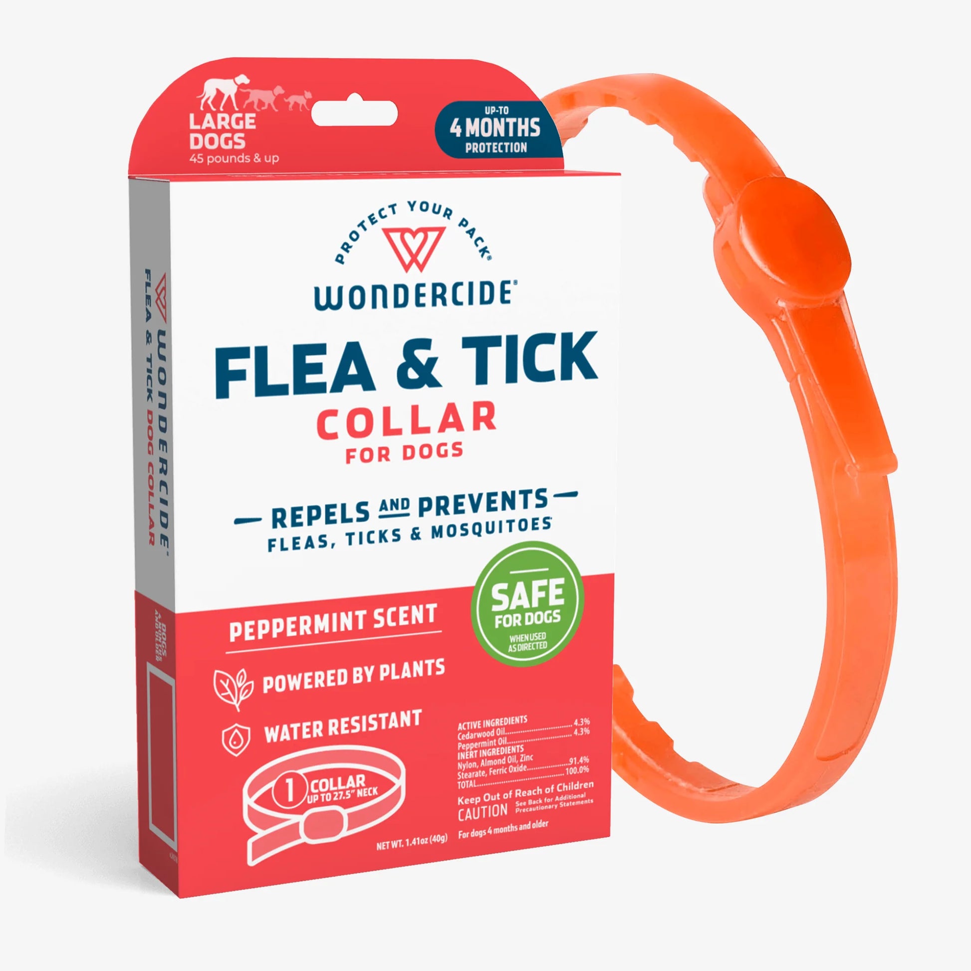 Flea & Tick Collar for Dogs + Cats with Natural Essential Oils